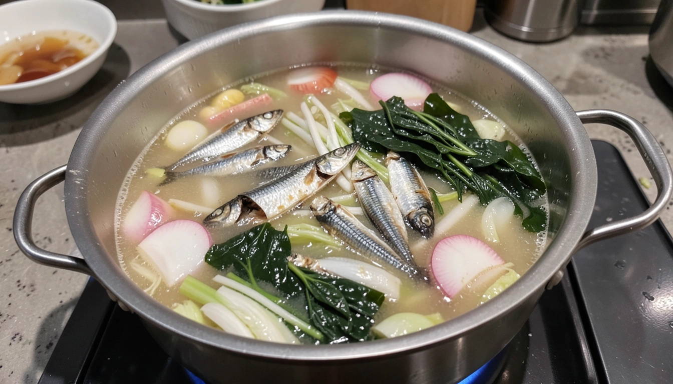 실패 없는 김장 육수 황금 레시피와 끓이는 시간