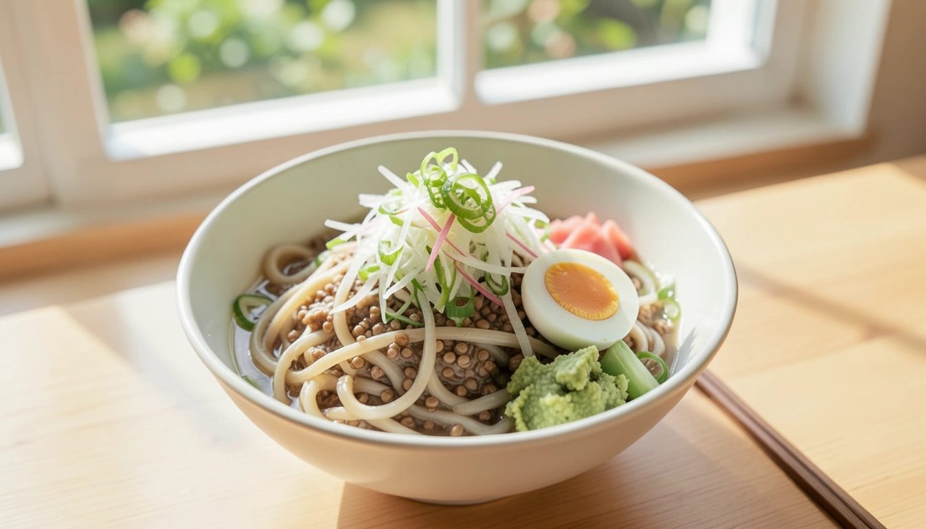 냉모밀소바의 핵심, 면과 육수! 실패 없는 비법은?