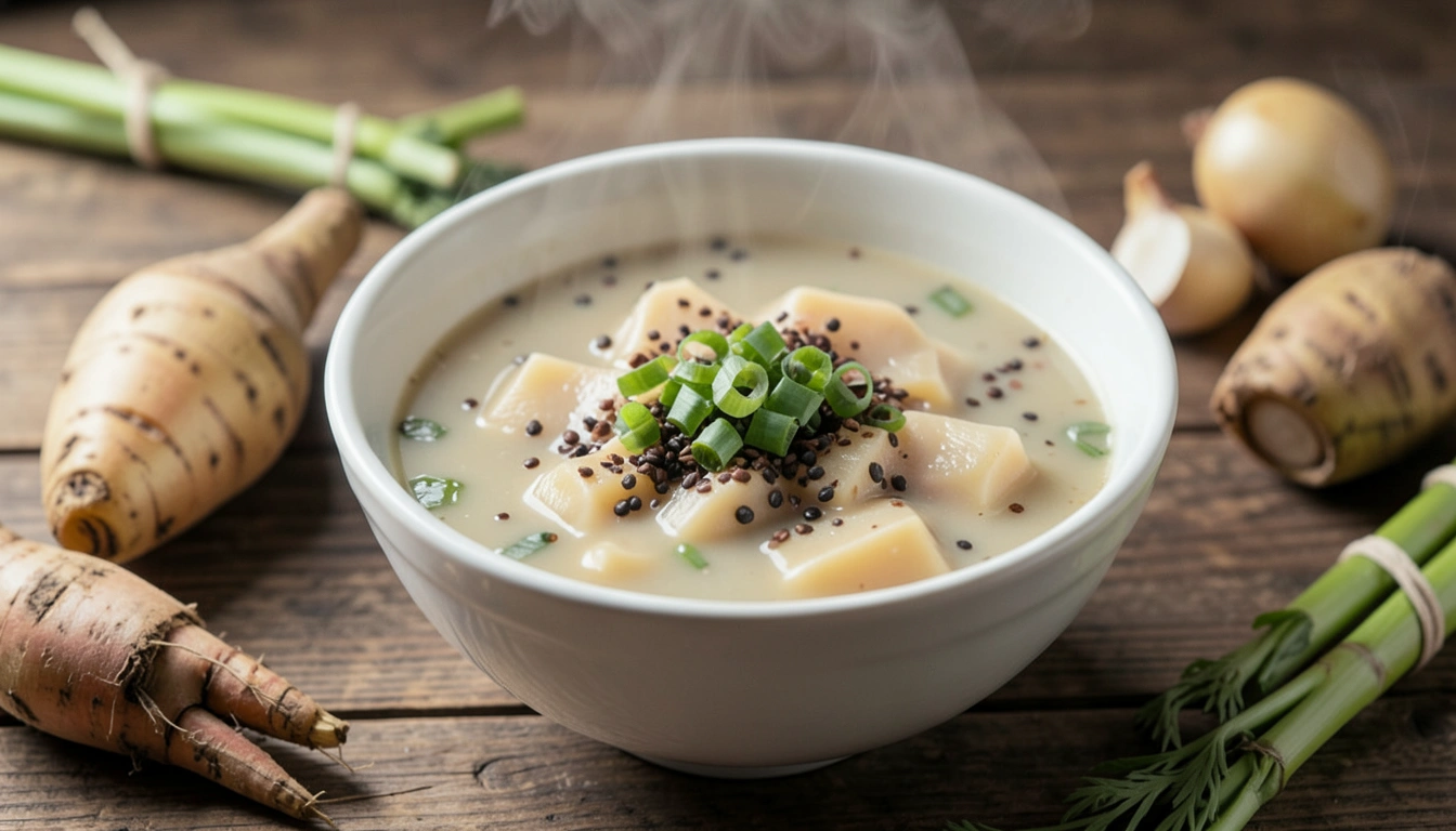 토란 손질부터 국물 맛내기까지, 전라도식 토란국 황금 레시피 공개!