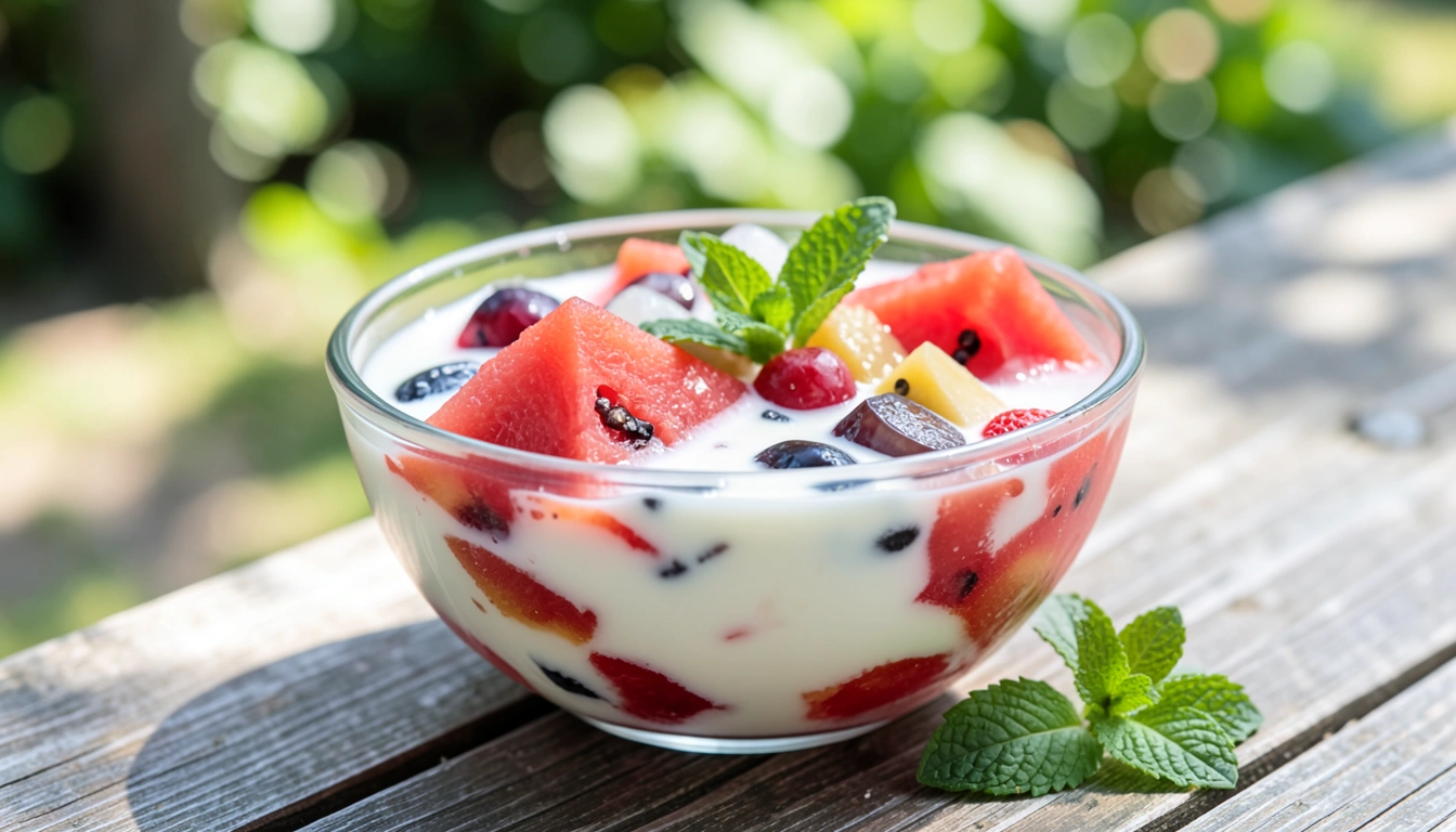 수박화채 황금 비율: 실패 없는 사이다 우유 조합