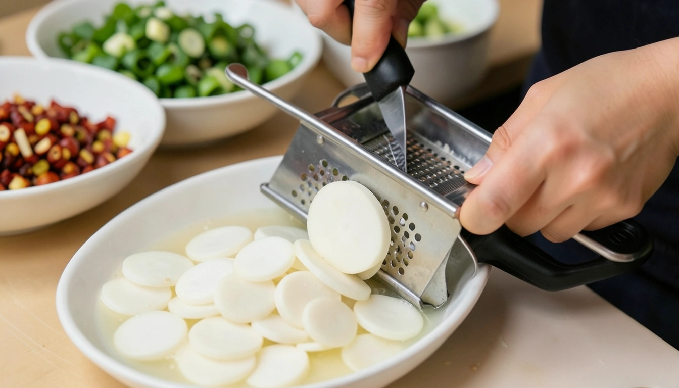 무생채 마스터의 고급 기술: 식당 맛의 비결과 쓴맛 잡기